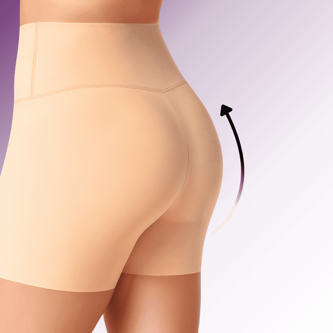 ZALIA – Stay-Put Shaper Shorts, No-Roll Waistband, Seamless Under Clothes