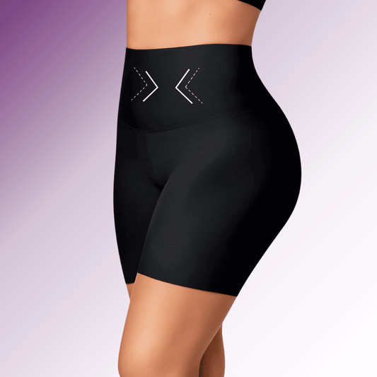 ZALIA – Stay-Put Shaper Shorts, No-Roll Waistband, Seamless Under Clothes