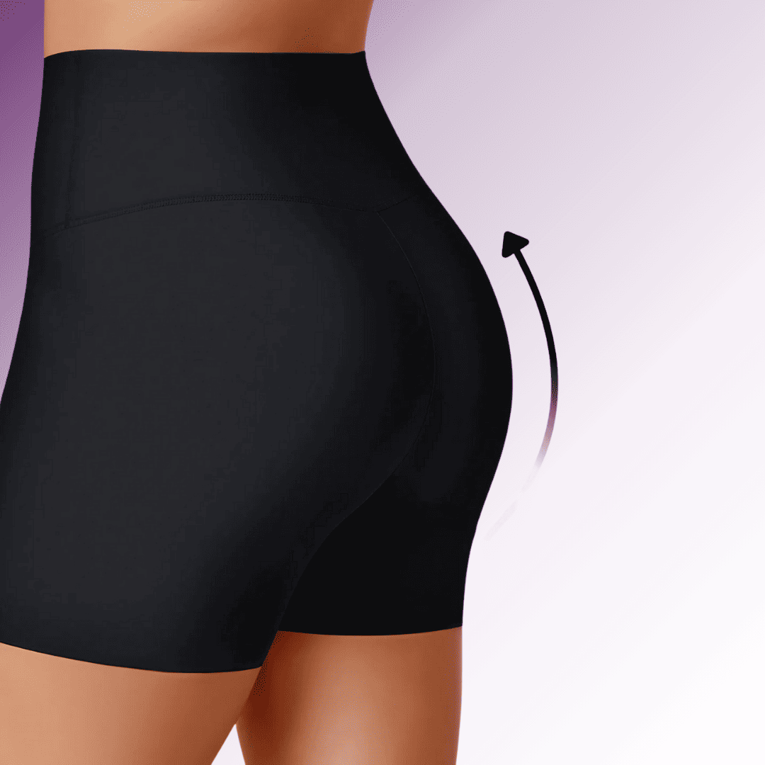 ZALIA – Stay-Put Shaper Shorts, No-Roll Waistband, Seamless Under Clothes