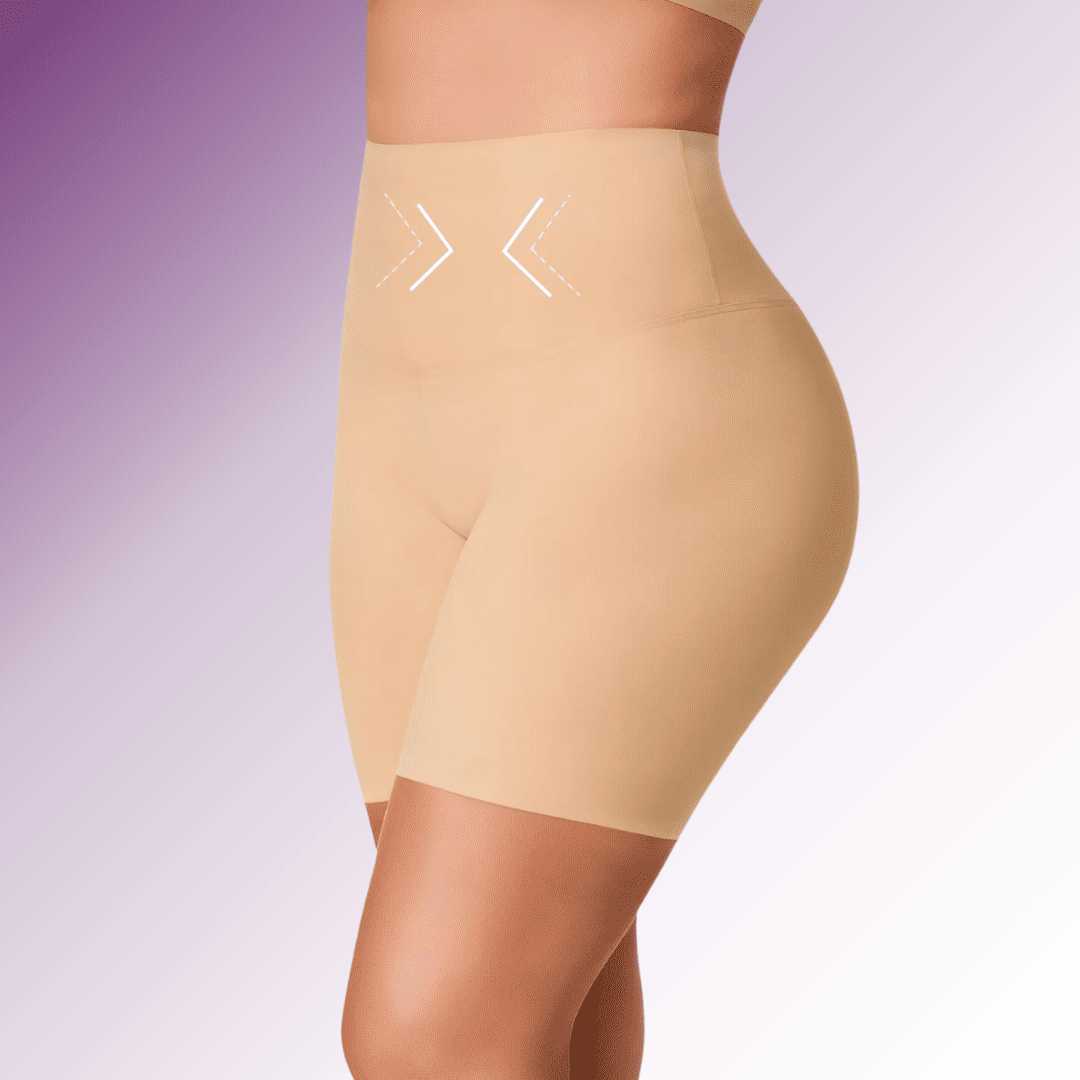 ZALIA – Stay-Put Shaper Shorts, No-Roll Waistband, Seamless Under Clothes