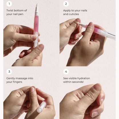 Zalia Nail Rescue Pen – Natural Nail Growth & Cuticle Oil