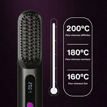 LissePro - Brosse chauffante sans fil